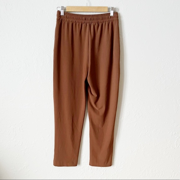 Joie High Waist Drawstring Pants Brown XS - Picture 2 of 11